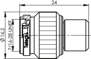 TG TNC-Abschlusswiderstand  J01016A0002 