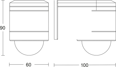 Steinel IR-Bewegungsmelder   IS240DUO/SW 