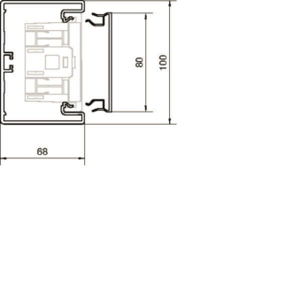 Hager Brüstungsk.-Unterteil BR6510019016 