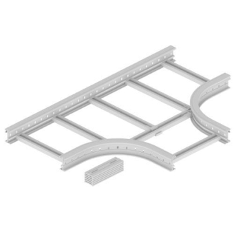 Unex T-Stück lichtgrau          67518-04 