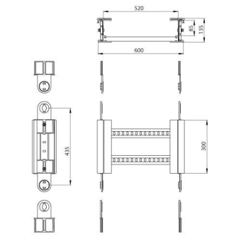 Unex Gelenkbogen vertikal       67632-04 