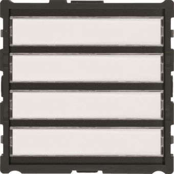 ELCOM Ruftaster LED-Schild 4/1   REU044Y 