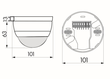 BEG 92489           PD4-M-DALI/DSI-1C-AP 