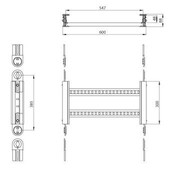 Unex Gelenkbogen vertikal       67612-04 