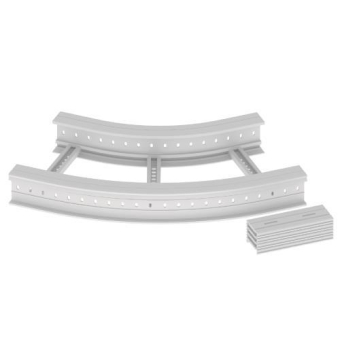 Unex Flachbogen 45  lichtgrau   67537-04 