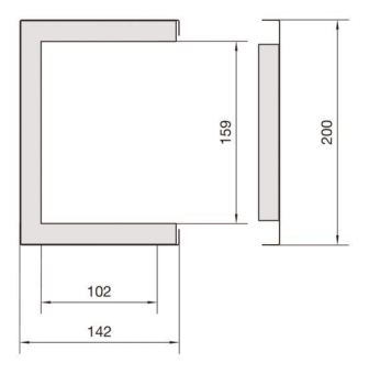 Hager Brandschutzkanal    FWK39916009010 