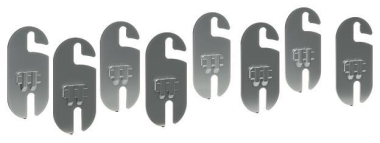 Hager 8xTrennwandaufnahme       FWKPZ001 