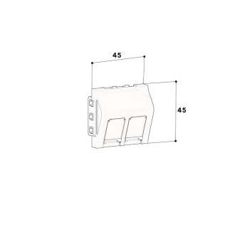 GGK 6638 Keystone-Adapter  M45-1aluoptik 