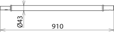 DEHN Handhabeverlängerung  HV STK 43 910 