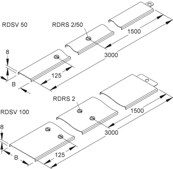 NIED Abdeckung feuerverzinkt  RDSV 100 F 
