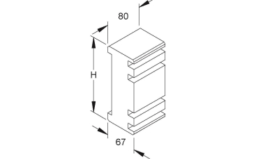 Niedax GK-Sägekern H167mm    GKSK 170T70 