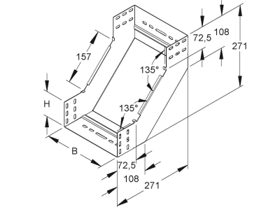 NIED Rinnensteigbogen         RSD 85.100 