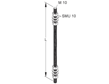 NIED Gewindestab              M10 1000MM 