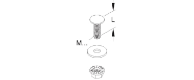 NIED Flachrundkopfschraube   FLMU 6X20 F 