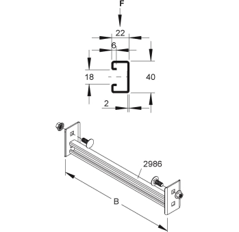NIED Sprossen SPC86/600       SPC 86/600 