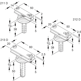 NIED Abstandschellen                212D 