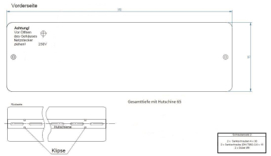 Eberle 6-Kanal Klemmleiste        EV 230 