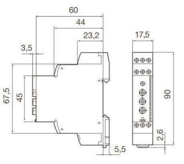 Eberle Strommessrelais 0,01-10A    IMI-1 