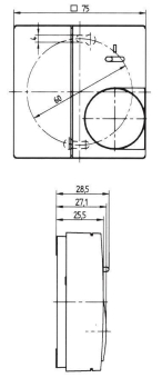 Eberle Funksender analog   INSTAT 868-r1 