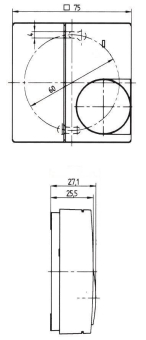 Eberle Funksender analog  INSTAT 868-r1o 