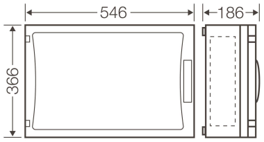 Hensel ENYSTAR Leergehäuse       FP 0451 