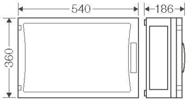 Hensel ENYSTAR Leergehäuse       FP 0440 