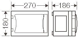 Hensel ENYSTAR Leergehäuse       FP 0140 