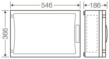 Hensel ENYSTAR Leergehäuse       FP 0441 