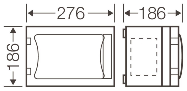 Hensel ENYSTAR Leergehäuse       FP 0151 