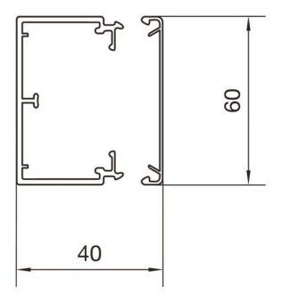 Hager Leitungsführungs-    LFE4006009016 