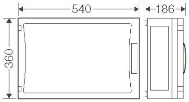 Hensel ENYSTAR Leergehäuse       FP 0450 