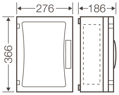 Hensel ENYSTAR-Leergehäuse       FP 0241 