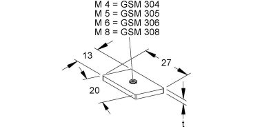 NIED Gleitmuttern                 GSM306 