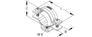 NIED Rohrabstandschellen 852 G  852 G E5 