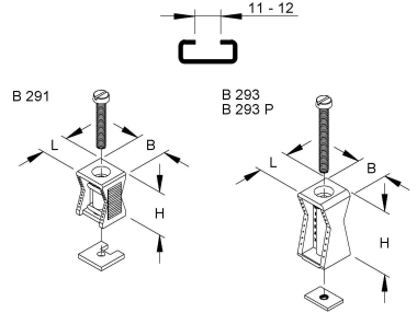 NIED Reihenschelle                  B291 