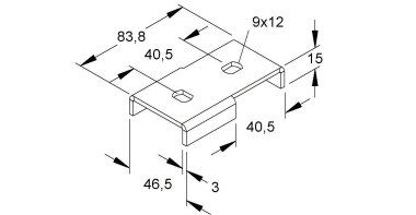 NIED T-Verbinder                   TV 40 