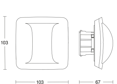 Steinel         Hallway COM1 - Unterputz 