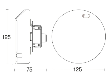 Steinel HPD3 IP-Unterputz 110°    067304 