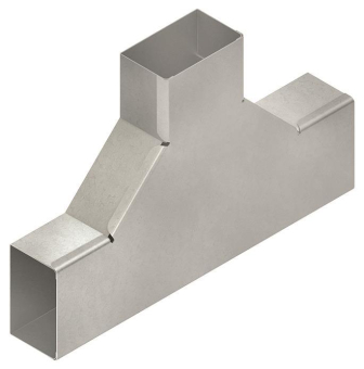 NIED T-Stück mit Deckel            60X60 