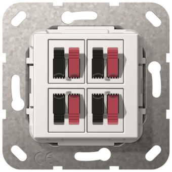 GIRA 569403 Lautsprecheranschluss 4fach 