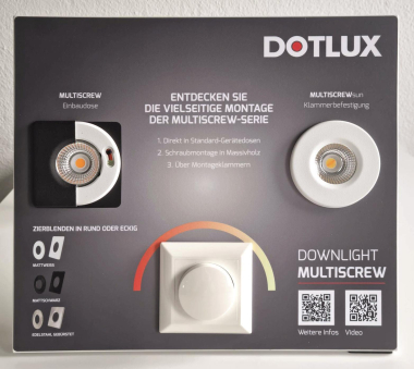 DOTLUX L-Aufsteller MULTISCREW    300204 