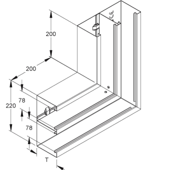 Niedax GK-Vertikaleck   DKV 220-78T100 R 