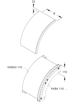 Niedax KKBAD110.200 GFK-   KKBAD 110.200 
