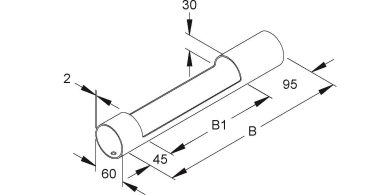 NIED Installationsrohr-     MIA 60/260 F 
