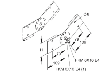 NIED Gelenkverbinder          ULIV 80 E4 