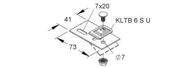 NIED Auflager KLA6                 KLA 6 