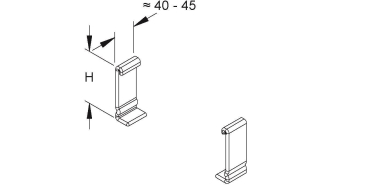 NIED Schutzkappenpaar Kunststoff SKK 100 