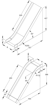 Niedax GFK-Etage 2tlg        KKET 50.200 