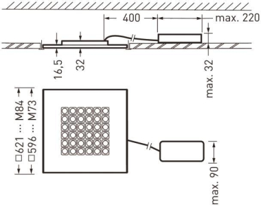 Trilux Creavo M84-TS LW19-03 50- 7639640 