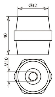 DEHN Isolator für Pa-Schiene      472210 